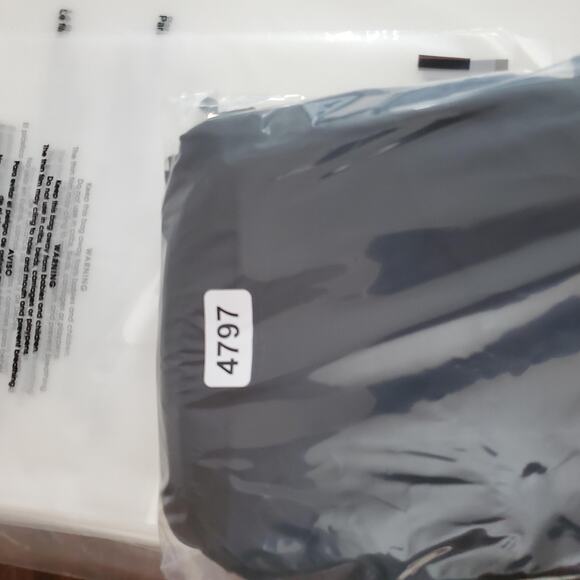 Karl Lagerfeld Crossbody Bag Quilted Black Leather Camera Shoulder Purse - Picture 6 of 6